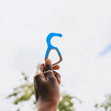 Load image into Gallery viewer, hoo(key) - The Only Patented Antimicrobial Silicone No-Touch Keychain Tool