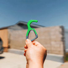 Load image into Gallery viewer, hoo(key) - The Only Patented Antimicrobial Silicone No-Touch Keychain Tool